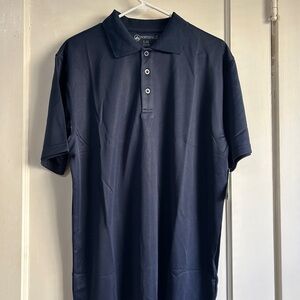 NWT!! Men's Navy Polo Shirt- Size Large